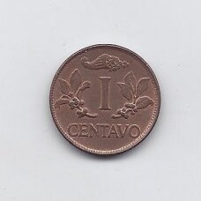 COLOMBIA 1 CENTAVO 1970 KM # 205a VF/XF