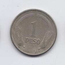COLOMBIA 1 PESO 1976 KM # 258 F COLOMBIA 1 PESO 1976 KM # 258 F