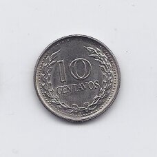 COLOMBIA 10 CENTAVOS 1970 KM # 236 VF/XF