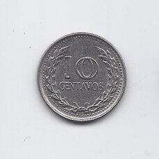 COLOMBIA 10 CENTAVOS 1971 KM # 236 VF