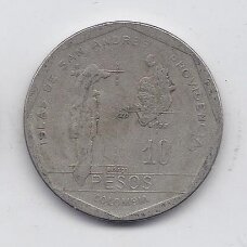 COLOMBIA 10 PESOS 1981 KM # 270 F COLOMBIA 10 PESOS 1981 KM # 270 F