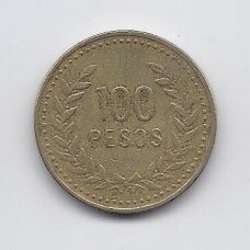 COLOMBIA 100 PESOS 1993 KM # 285 VF