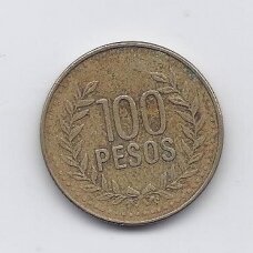 COLOMBIA 100 PESOS 2008 KM # 285 VF