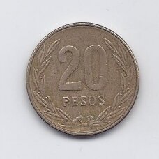COLOMBIA 20 PESOS 1984 KM # 271 VF COLOMBIA 20 PESOS 1984 KM # 271 VF