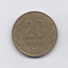 COLOMBIA 20 PESOS 1987 KM # 271 VF