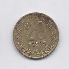 COLOMBIA 20 PESOS 1988 KM # 271 VF