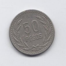 COLOMBIA 50 PESOS 1993 KM # 283 VF COLOMBIA 50 PESOS 1993 KM # 283 VF