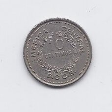 COSTA RICA 10 CENTIMOS 1976 KM # 185.2 VF COSTA RICA 10 CENTIMOS 1976 KM # 185.2 VF