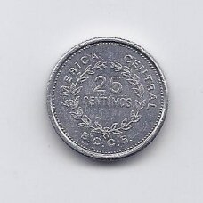COSTA RICA 25 CENTIMOS 1986 KM # 188.3 VF COSTA RICA 25 CENTIMOS 1986 KM # 188.3 VF