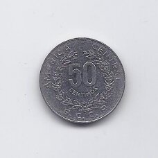 COSTA RICA 50 CENTIMOS 1982 KM # 209.1 VF COSTA RICA 50 CENTIMOS 1982 KM # 209.1 VF