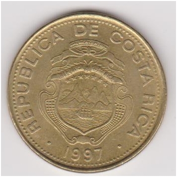 KOSTA RIKA 50 COLONES 1997 KM # 231 VF 1