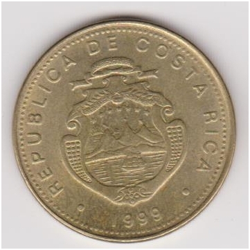 COSTA RICA 50 COLONES 1999 KM # 231.1 VF 1