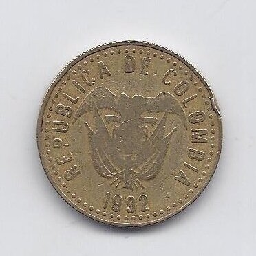 COLOMBIA 100 PESOS 1992 KM # 285 VF 1