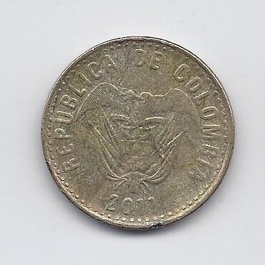 COLOMBIA 100 PESOS 2011 KM # 285 VF 1