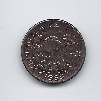 COLOMBIA 5 CENTAVOS 1963 KM # 206 XF 1