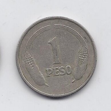 COLOMBIA 1 PESO 1978 KM # 258 F