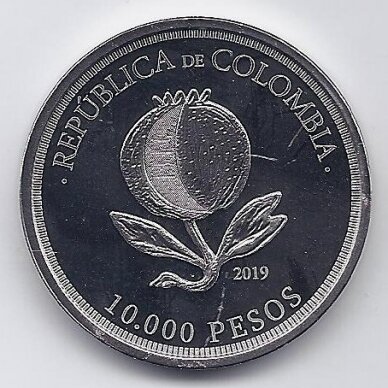 KOLUMBIJA 10 000 PESOS 2019 KM # 303 UNC Nepriklausomybė