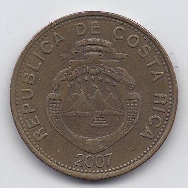 COSTA RICA 100 COLONES 2007 KM # 240a VF 1