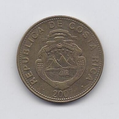 COSTA RICA 50 COLONES 2007 KM # 231.1b VF 1