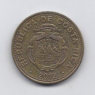 COSTA RICA 50 COLONES 2012 KM # 231.1b VF 1