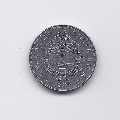 COSTA RICA 50 CENTIMOS 1982 KM # 209.1 VF 1