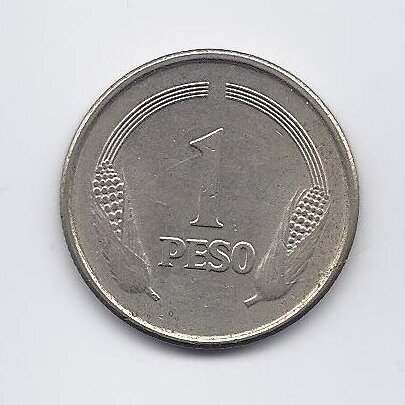 COLOMBIA 1 PESO 1979 KM # 258 VF