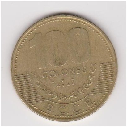 COSTA RICA 100 COLONES 1997 KM # 230a VF