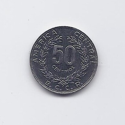 COSTA RICA 50 CENTIMOS 1990 KM # 209.1 VF
