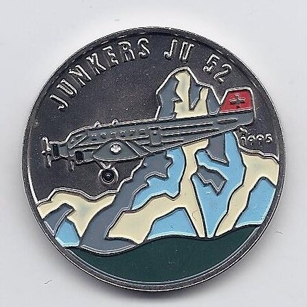 CONGO 100 FRANCS 1995 KM # 21 UNC Junkers JU-52