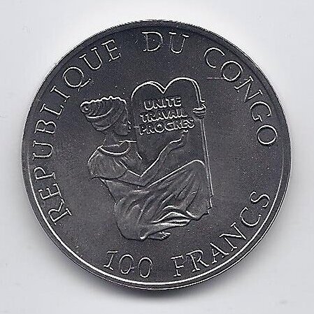CONGO 100 FRANCS 1995 KM # 21 UNC Junkers JU-52 1