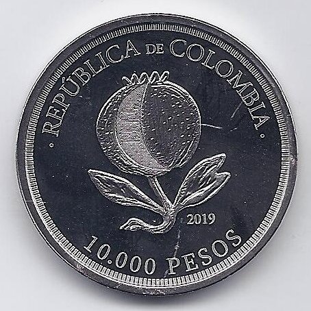 KOLUMBIJA 10 000 PESOS 2019 KM # 303 UNC Nepriklausomybė