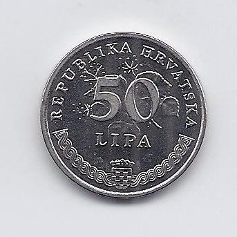 CROATIA 50 LIPA 1993 KM # 8 XF