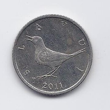CROATIA 1 KUNA 2011 KM # 9.1 VF 1