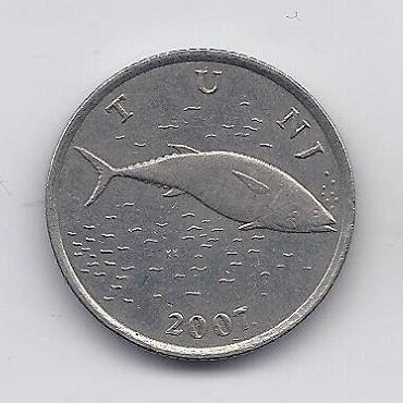 CROATIA 2 KUNA 2007 KM # 10 VF 1