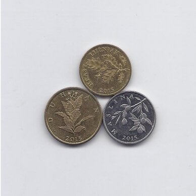 KROATIJA 2015 m. 3 monetų rinkinys 1