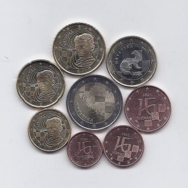 KROATIJA 2023 m. euro monetų rinkinys