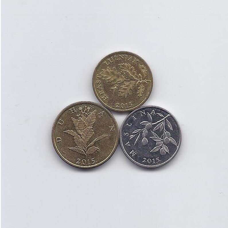 CROATIA 2015 3 coins set 1