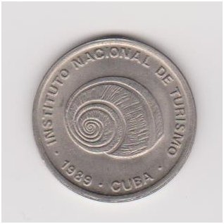 KUBA 5 CENTAVOS 1989 KM # 412.3 VF 1