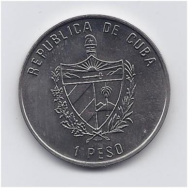 KUBA 1 PESO 1993 KM # 429 UNC Federico Garcia Lorca 1