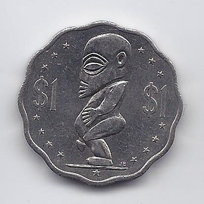 KUKO SALOS 1 DOLLAR 1992 KM # 37 VF