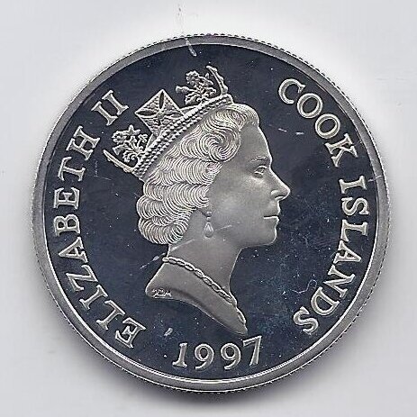 KUKO SALOS 2 DOLLARS 1997 KM # 436 PROOF 1980 m. nuotrauka 1