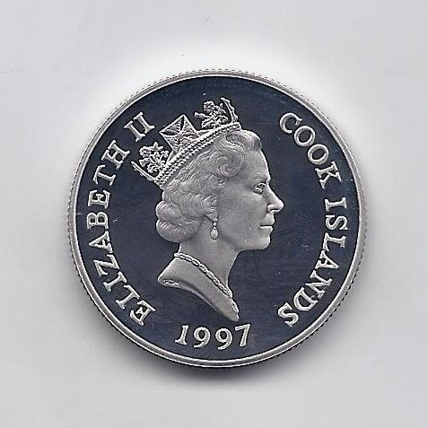 KUKO SALOS 2 DOLLARS 1997 KM # 376 PROOF 1936 m. nuotrauka 1
