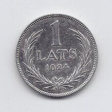 LATVIJA 1 LATS 1924 KM # 7 VF LATVIJA 1 LATS 1924 KM # 7 VF