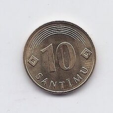 LATVIA 10 SANTIMU 1992 KM # 17 UNC LATVIA 10 SANTIMU 1992 KM # 17 UNC
