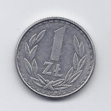 LENKIJA 1 ZLOTY 1988 Y # 49.2 VF LENKIJA 1 ZLOTY 1988 Y # 49.2 VF