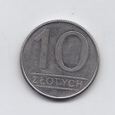 POLAND 10 ZLOTYCH 1988 Y # 152.1 VF/XF POLAND 10 ZLOTYCH 1988 Y # 152.1 VF/XF