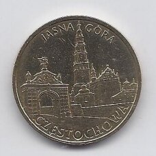 LENKIJA 2 ZLOTAI 2009 Y # 709 XF/AU Čenstakava