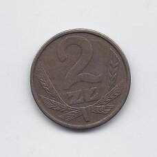 POLAND 2 ZLOTE 1980 Y # 80.1 VF POLAND 2 ZLOTE 1980 Y # 80.1 VF
