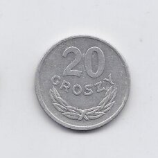 LENKIJA 20 GROSZY 1979 Y # 47A VF