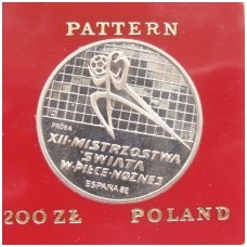 POLAND 200 ZLOTYCH 1982 Y # Pr472 PROOF ( proba )